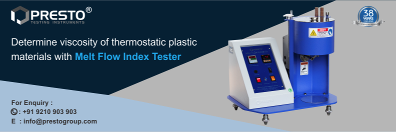 Evaluate Viscosity of thermostatic plastic Materials with MFI Tester